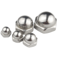 OEM M4 M10 Carbon Steel Nickel Plated Cap Nut